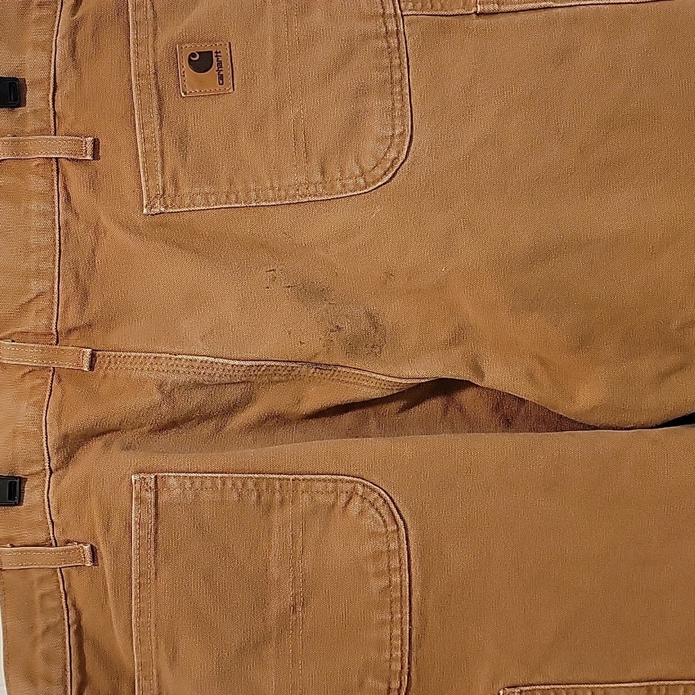 Carhartt B111 Brown Carpenter Work Pants Size 40x33 - Picture 7 of 8